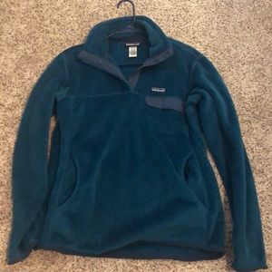 Teal Patagonia pullover